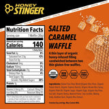 Honey Stinger detalle del waffle cookies & cream, sabor indulgente recuperador