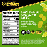 Honey Stinger textura masticable de la gomita mostrando facilidad de consumo