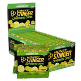 Honey Stinger empaque frontal mostrando sabor lima y paquete práctico