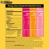 Honey Stinger primer plano de textura gomita orgánica que destaca ingredientes naturales