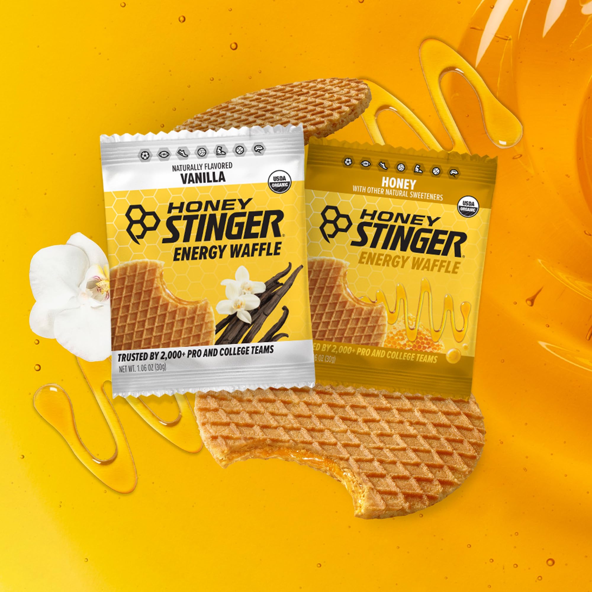Honey Stinger paquete individual listo para llevar durante ejercicio