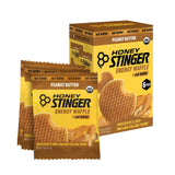 Honey Stinger waffle dentro de mochila de gimnasio listo para entrenamiento