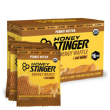 Honey Stinger empaque frontal mostrando pack de 16 unidades y portabilidad