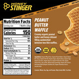 Honey Stinger waffle abierto mostrando textura suave y capa interior