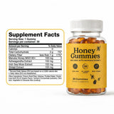 HoneyGummies etiqueta con ingredientes y pruebas de calidad