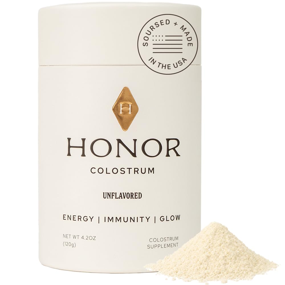 HONOR Supplements envase frontal mostrando 60 porciones y beneficios claros