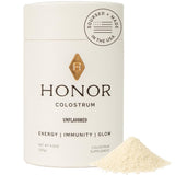 HONOR Supplements envase frontal mostrando 60 porciones y beneficios claros