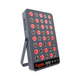 hooga hg200 vista frontal del panel mostrando 40 LEDs y diseño compacto para uso doméstico