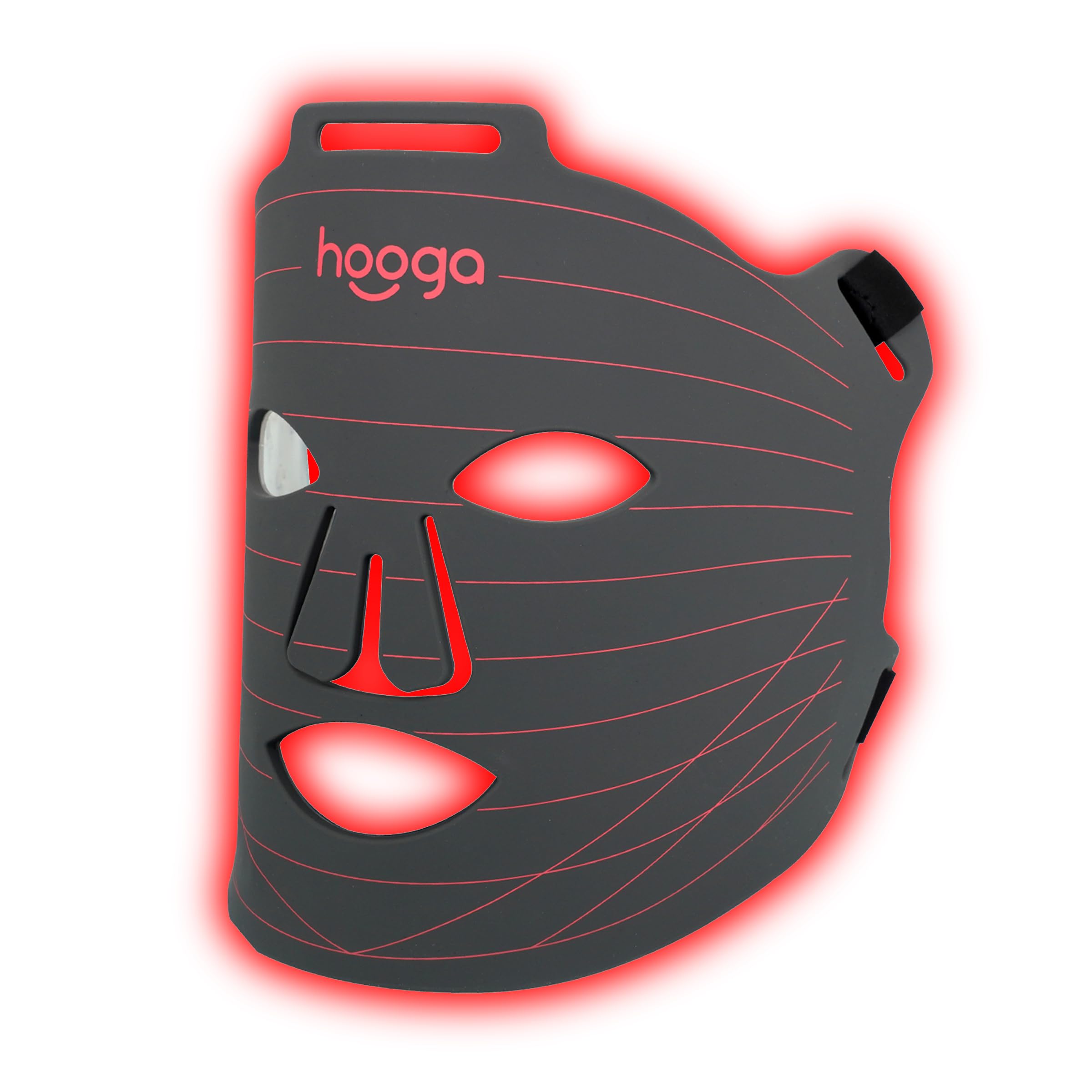 hooga máscara frontal mostrando diseño cómodo y cobertura facial