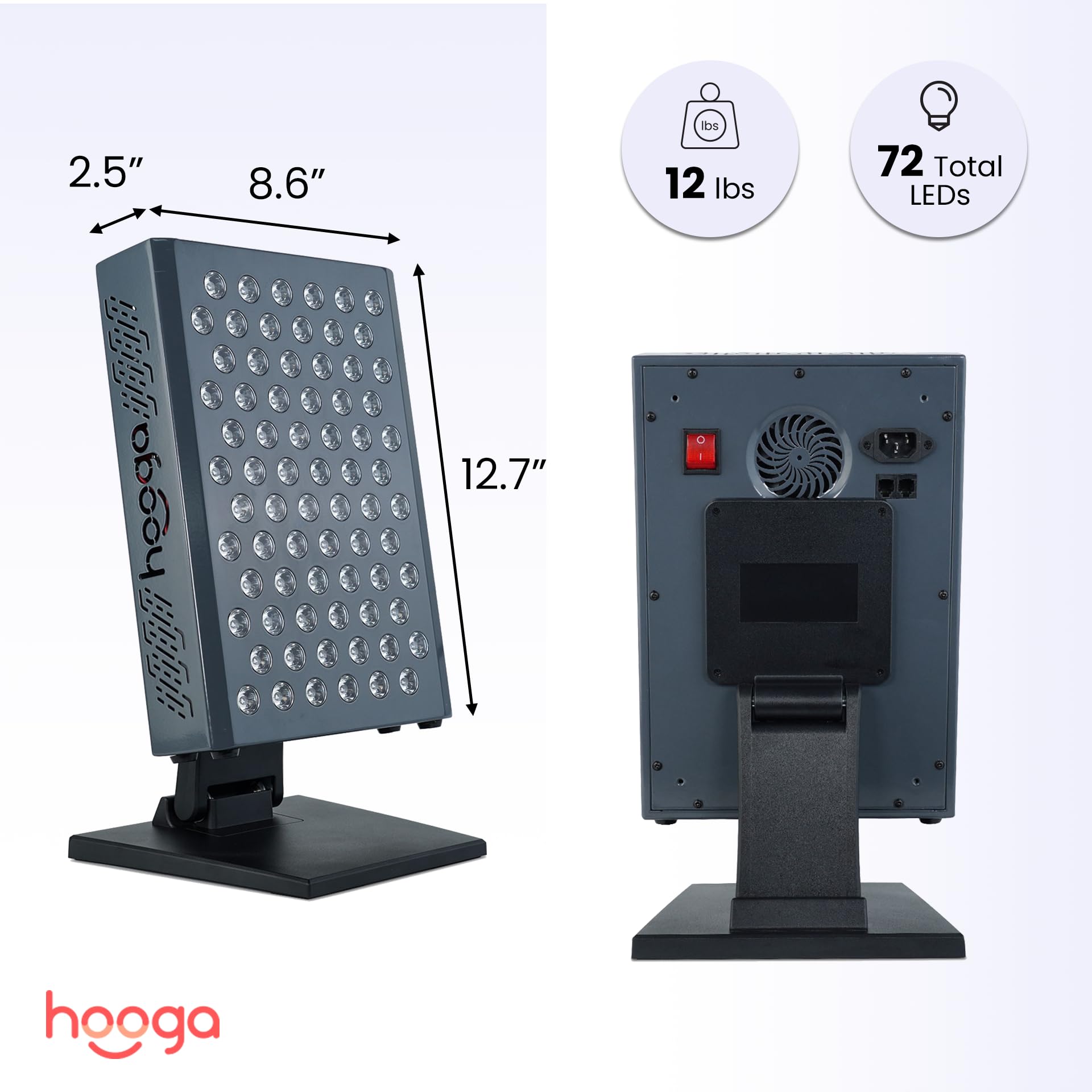 hooga panel en uso sobre mesa ideal para sesiones cotidianas rápidas