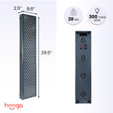 hooga vista lateral con ventiladores activos, funcionamiento estable prolongado