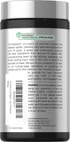 Horbäach arándano cucharada con softgels mostrando textura y brillo