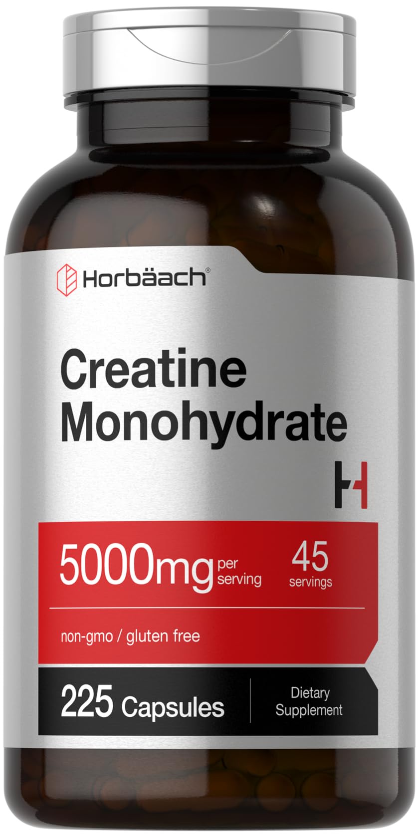 Horbäach bote frontal mostrando etiquetado y beneficio de dosificación práctica