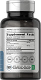 Horbäach detalle de etiqueta con información de 500 mg y pureza garantizada