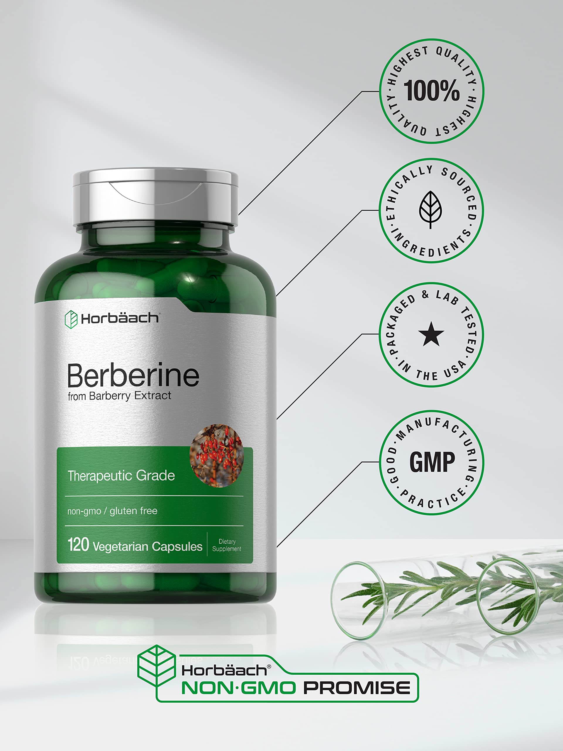Horbäach detalle de cápsula abierta ilustrando formulación concentrada