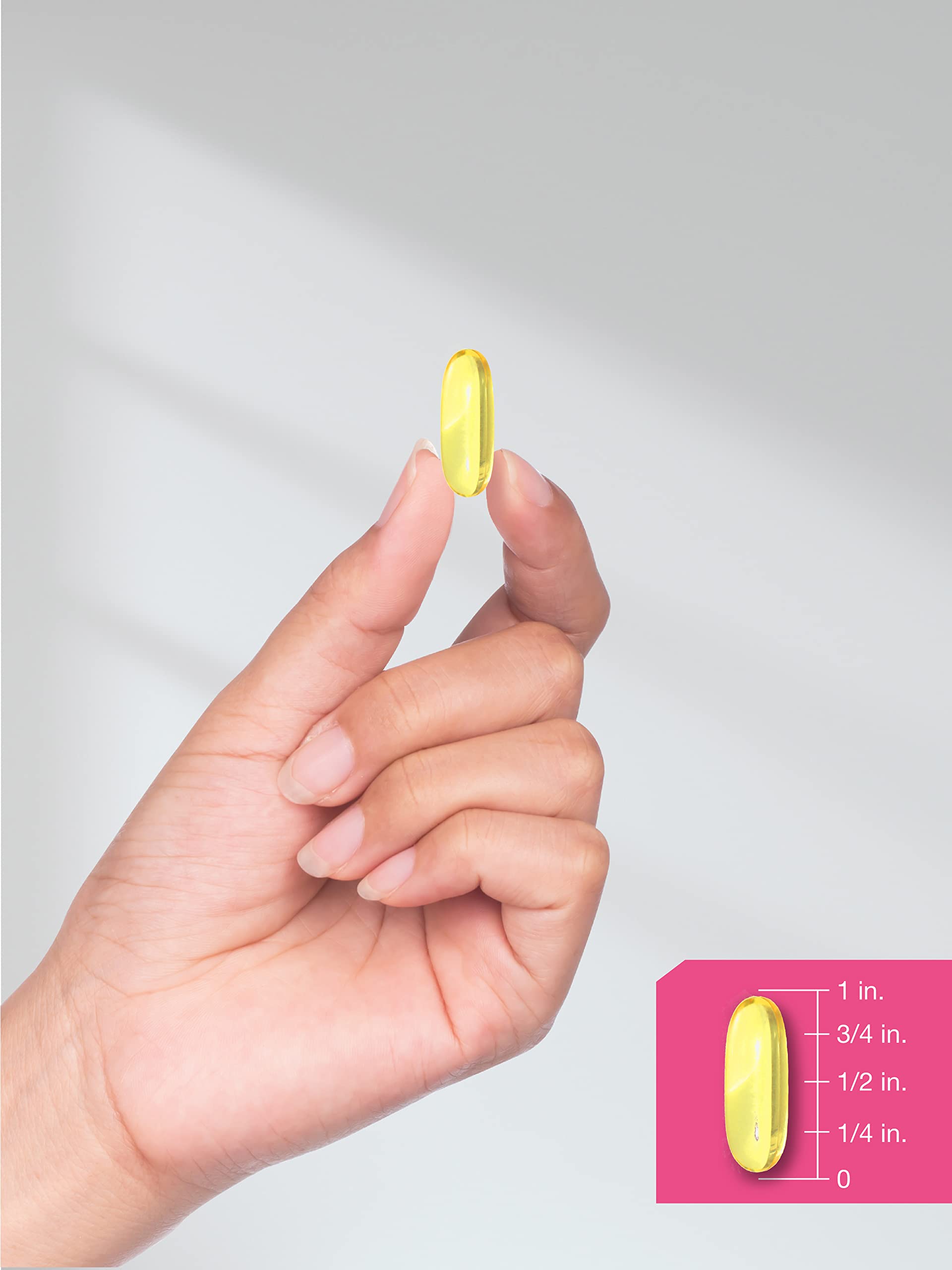 Horbäach envase abierto con 120 softgels demostrando cantidad para uso prolongado