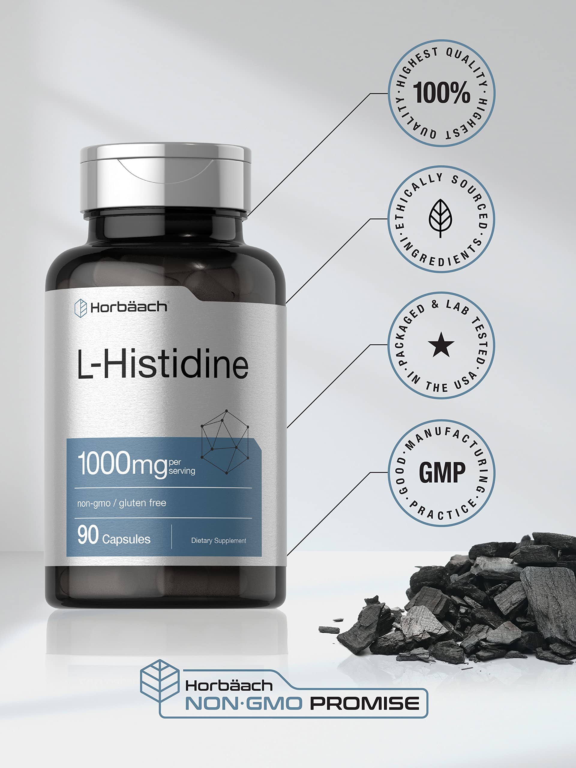 Horbäach etiqueta nutricional legible con información de pureza