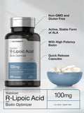 Horbäach etiqueta con ingredientes y Biotin Optimizer visible