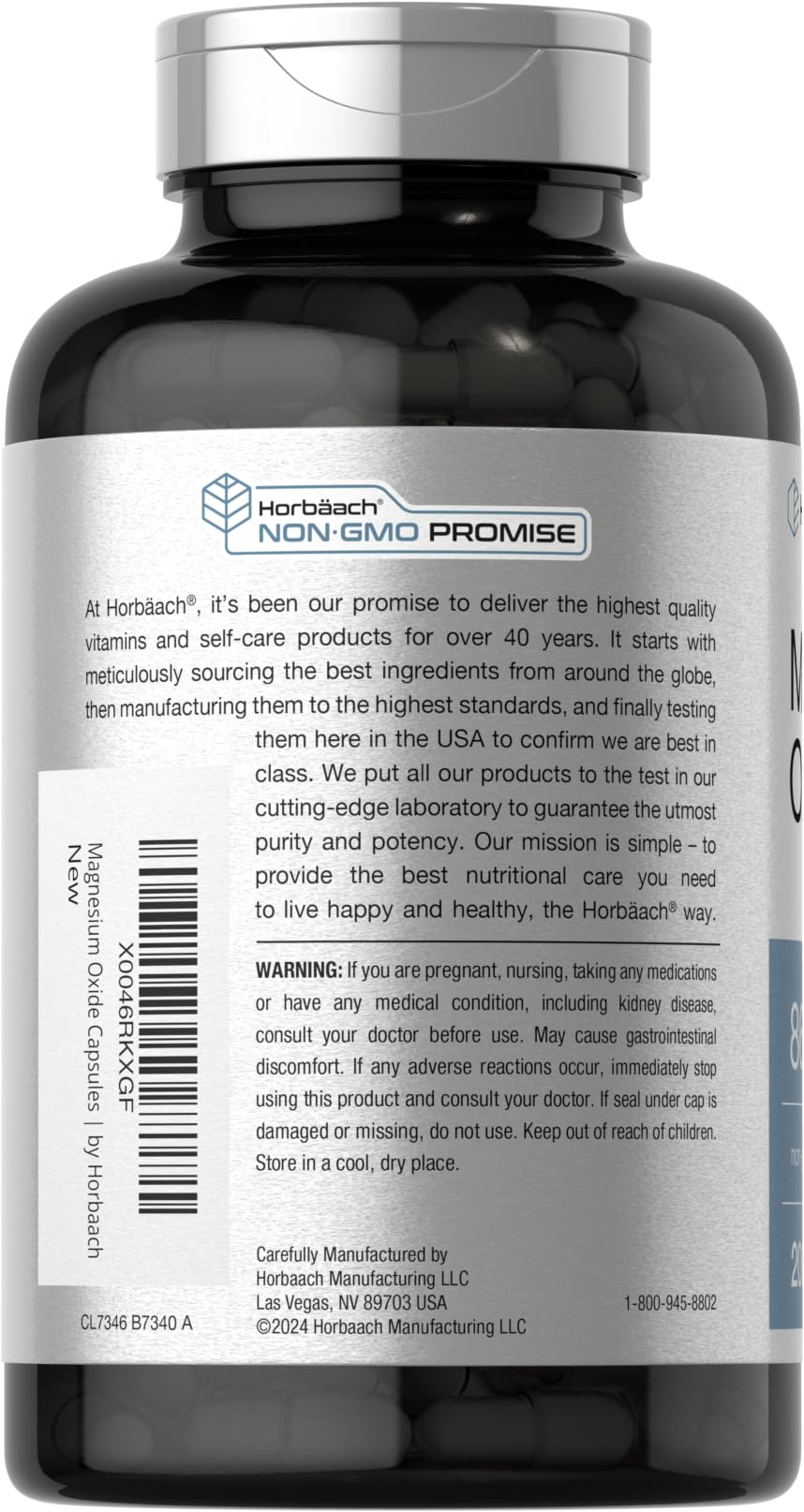 Horbäach etiqueta nutricional legible para información precisa