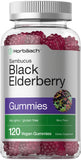 Horbäach frasco frontal con 120 gomitas berry, visual fácil de identificar