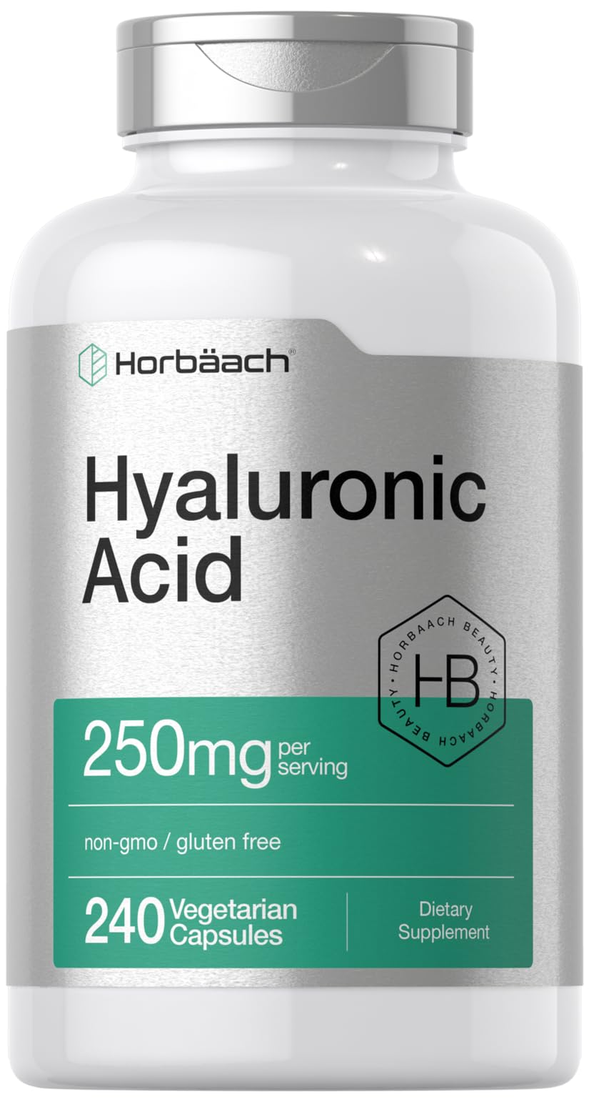 Horbäach frasco frontal que muestra 240 cápsulas y promete alta concentración