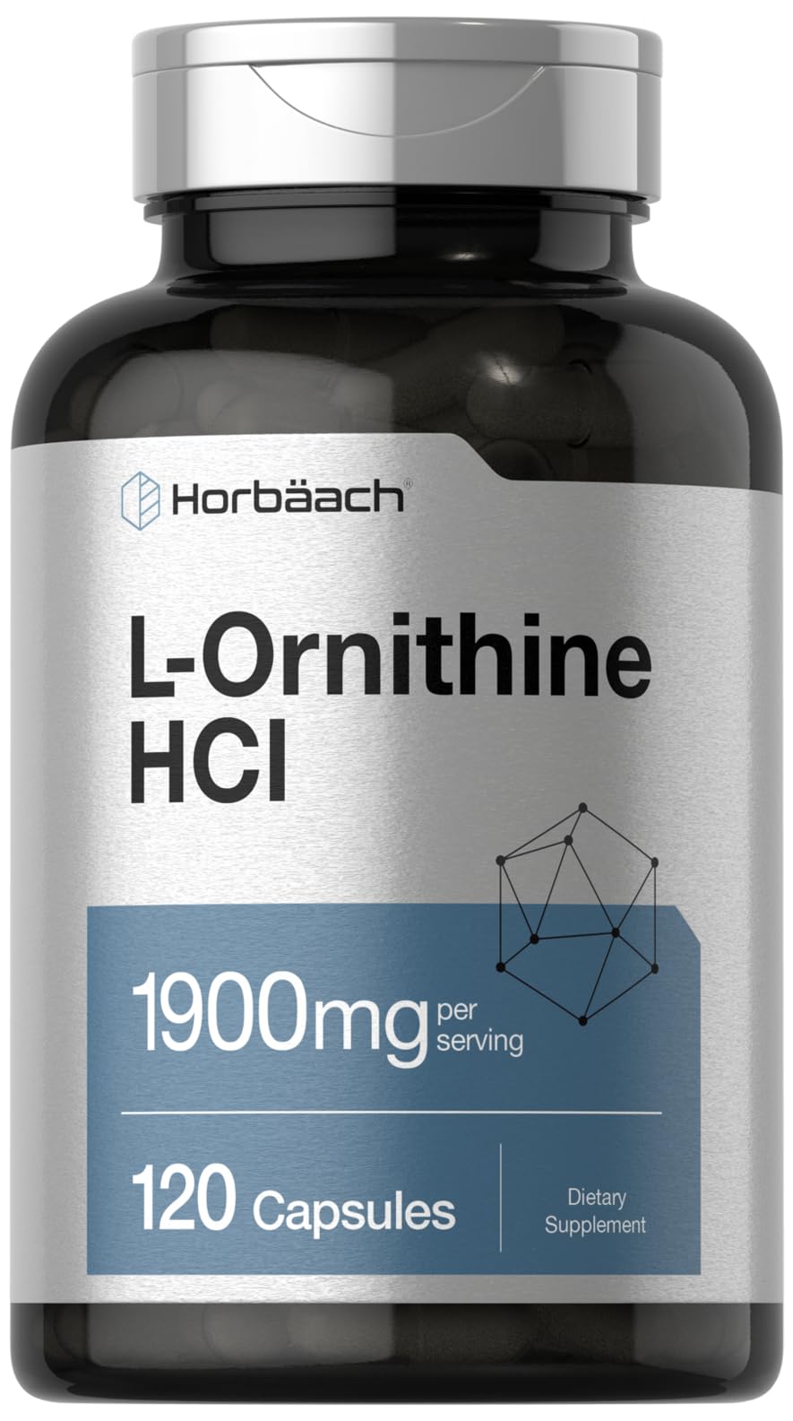 Horbäach frasco frontal mostrando etiqueta clara y beneficio de pureza