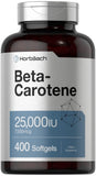 Horbäach empaque frontal del beta‑caroteno mostrando dosis y pureza