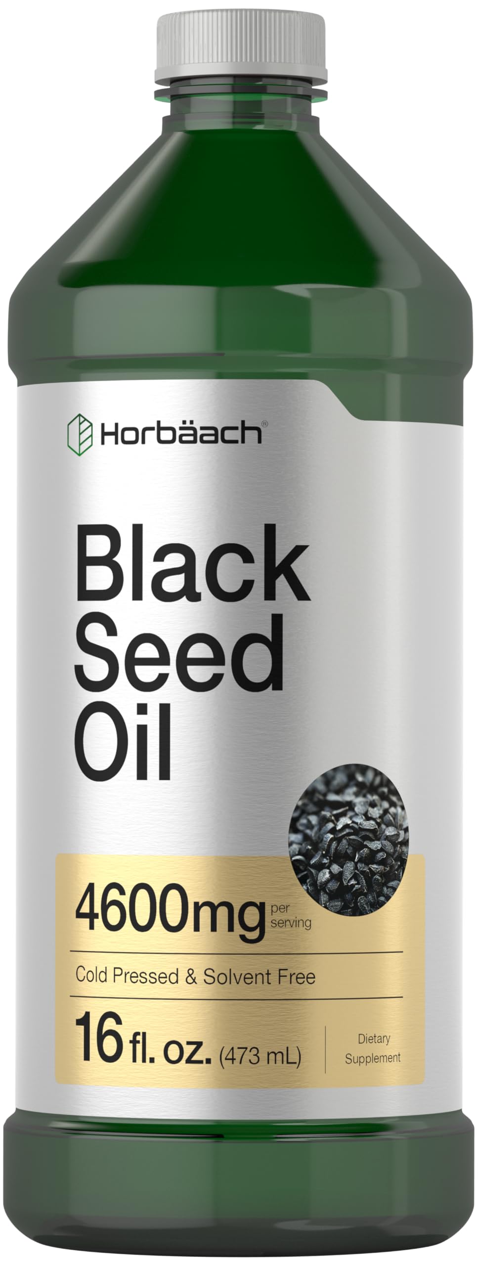 Horbäach botella frontal mostrando etiqueta clara y beneficio de pureza