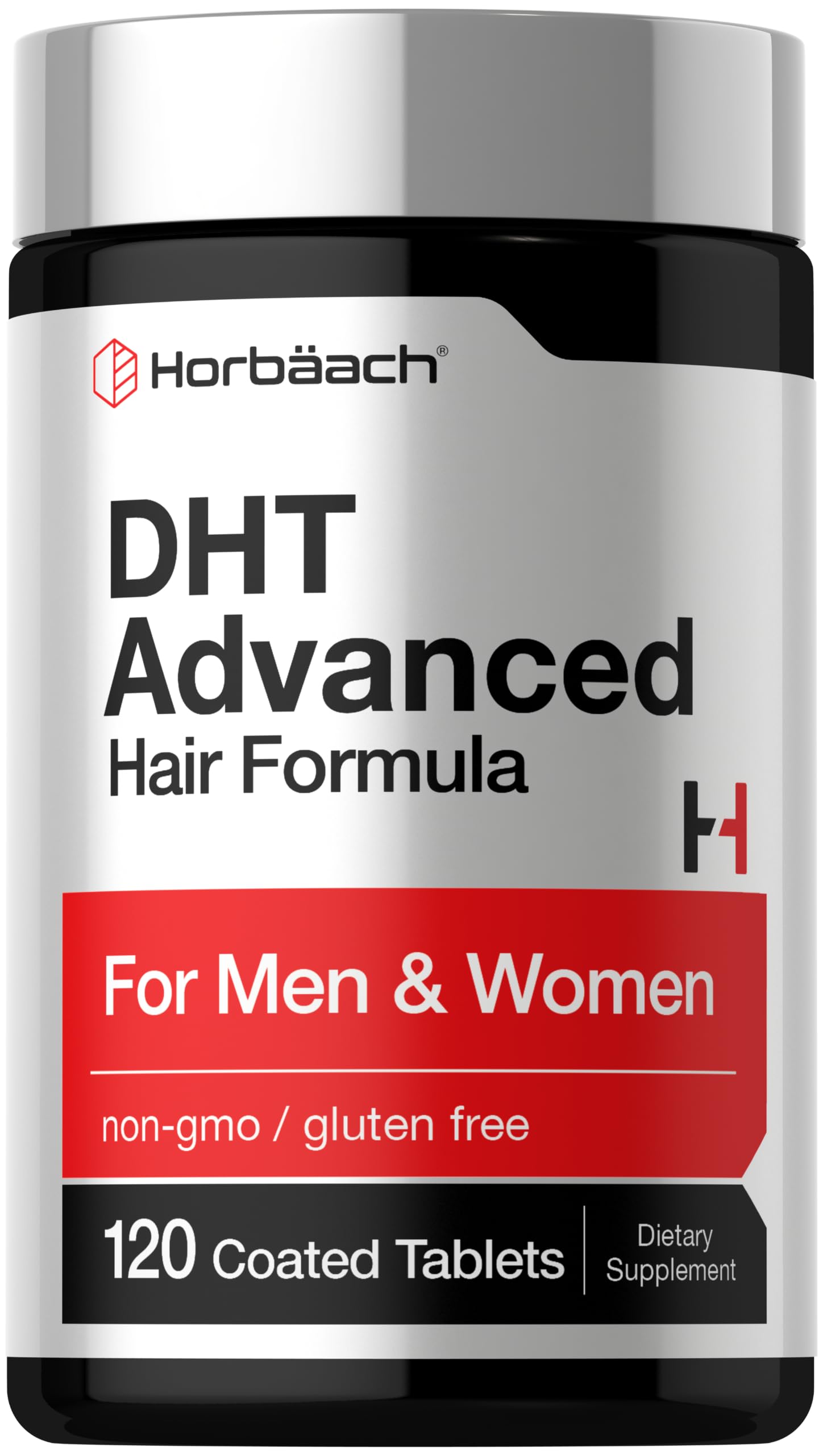 Horbäach envase frontal mostrando 120 tabletas y beneficios claros