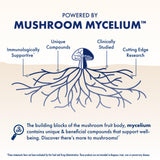 Host Defense etiqueta nutricional legible que muestra información de ingredientes