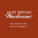 Host Defense sellos y certificados orgánicos mostrando calidad y confianza