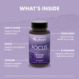 Host Defense etiqueta nutricional legible para verificar ingredientes