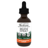 Host Defense frasco de Breathe Extract mostrado en fondo blanco beneficios respiratorios