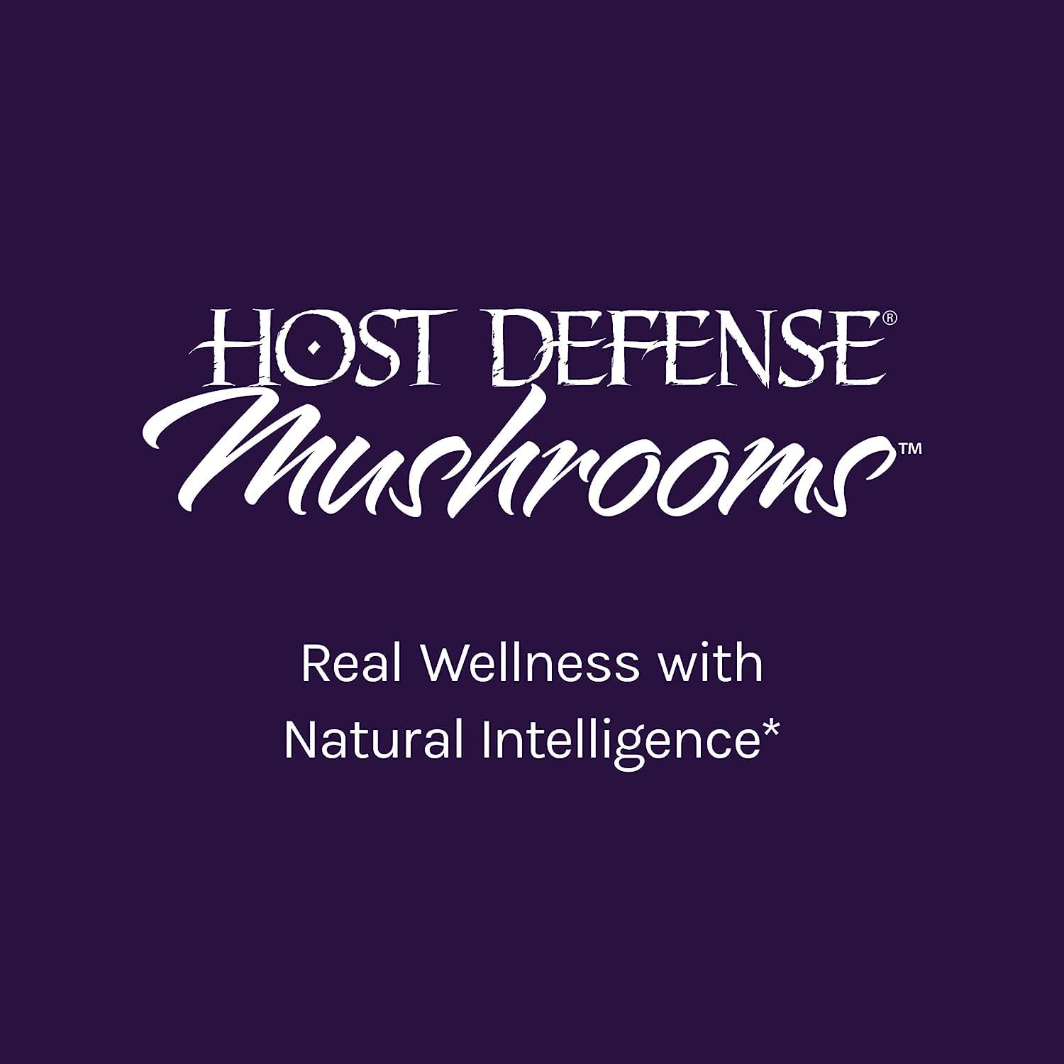 Host Defense ilustración de Reishi y Lion's Mane indicando origen vegetal