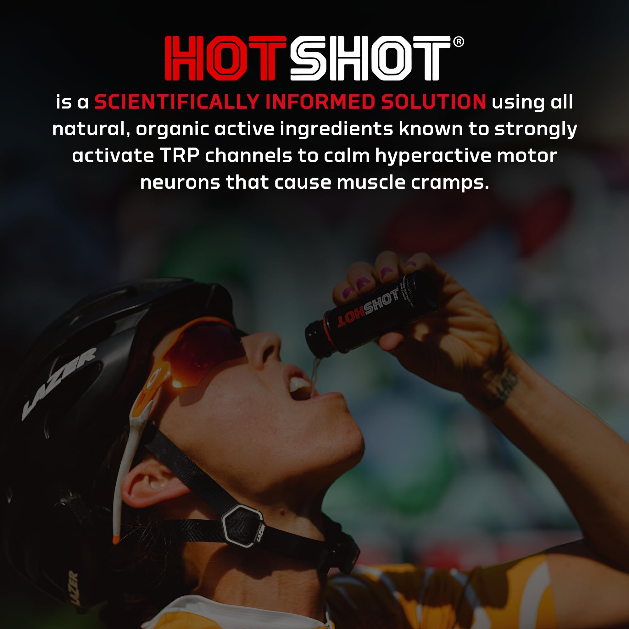 HOTSHOT al lado de la mesilla para alivio nocturno y prevención temprana