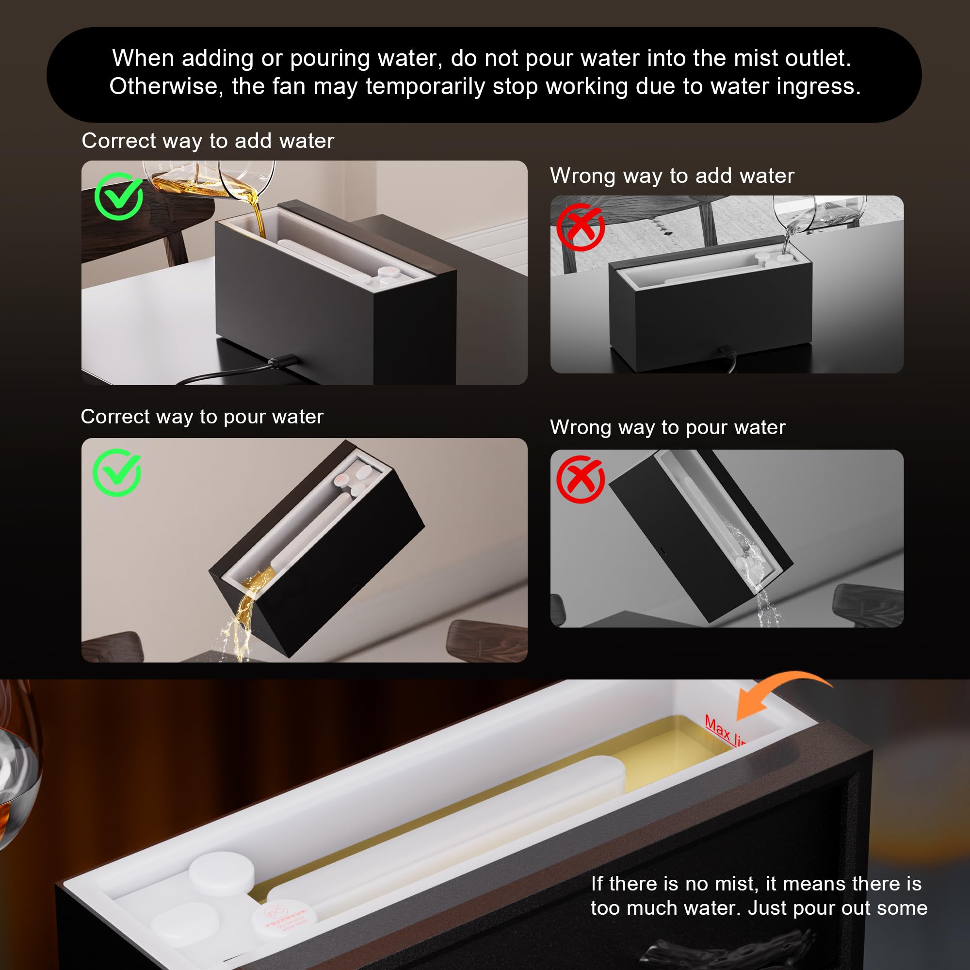 Hotwill nebulización con aceite esencial y vapor fino mejorando la sensación ambiental