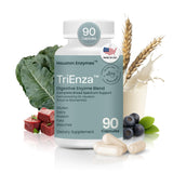 Houston Enzymes TriEnza frontal del envase, apoyo digestivo visible