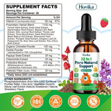 Hovika etiqueta con lista de ingredientes y beneficios visibles