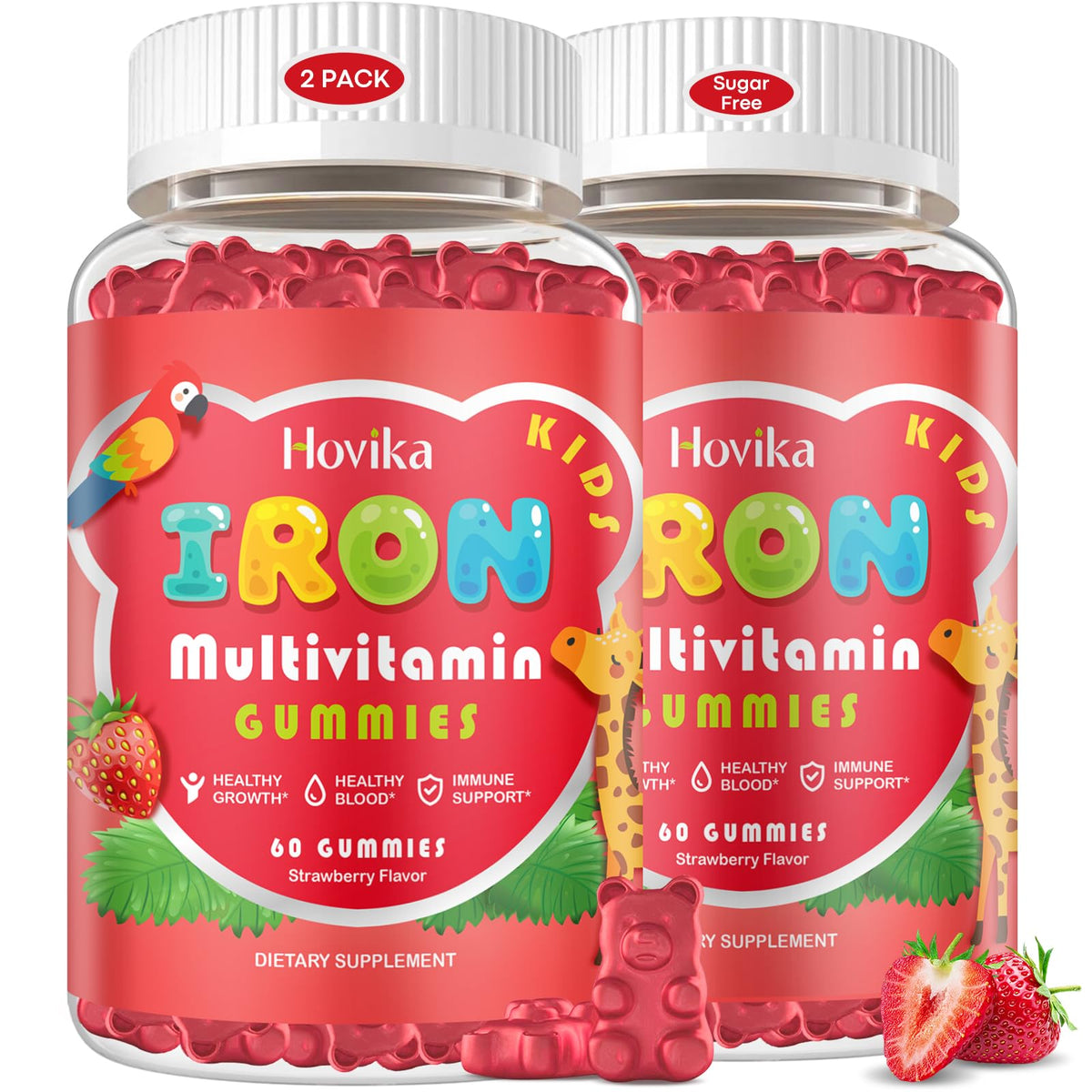 Hovika frente del empaque mostrando pack doble y beneficios visibles