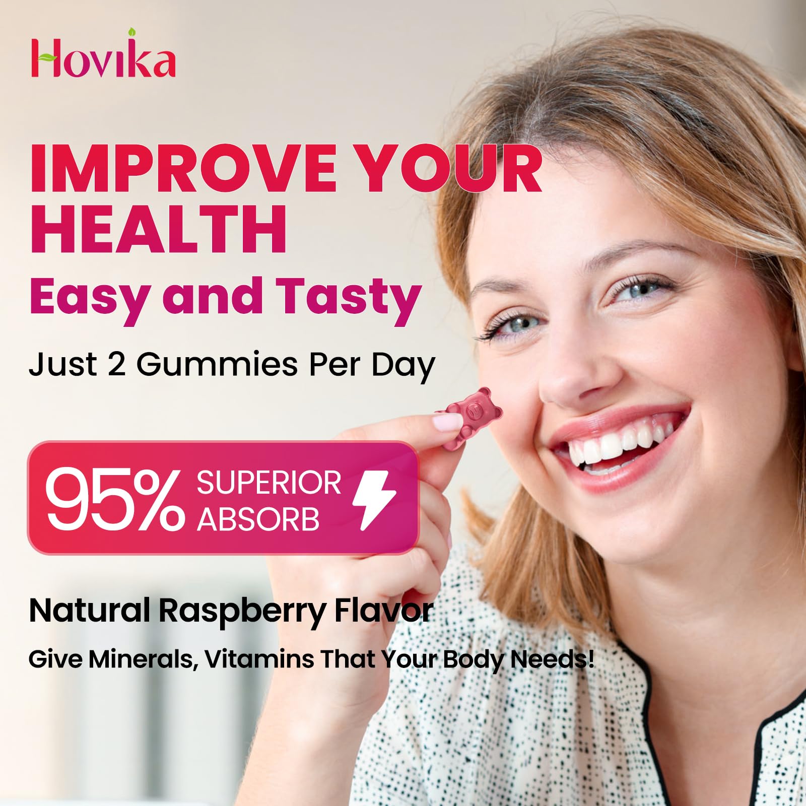 Hovika gomita cortada mostrando contenido y calidad interior