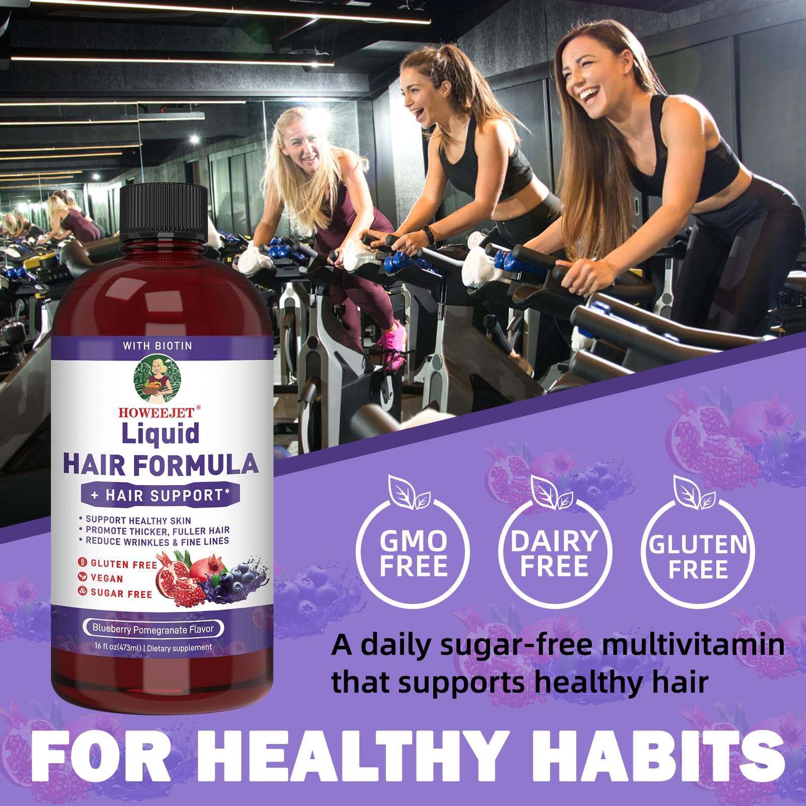 HOWEEJET producto en baño estilo de vida enfatizando uso diario