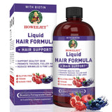 HOWEEJET botella frontal mostrando etiqueta y beneficio de nutrición capilar