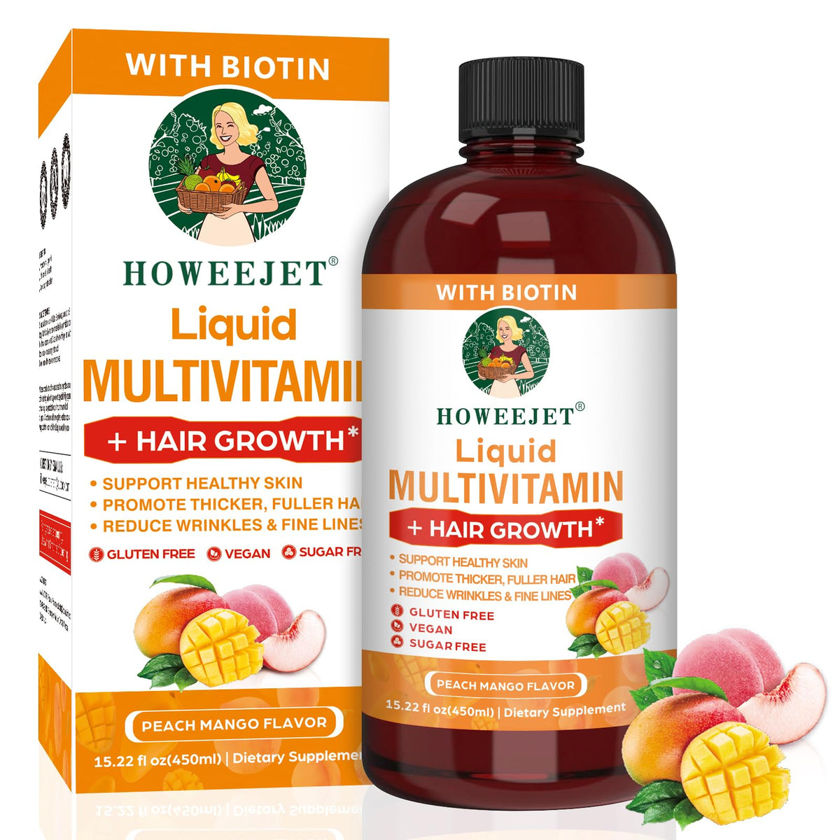 HOWEEJET frontal del envase mostrando diseño y volumen, beneficio claridad de uso