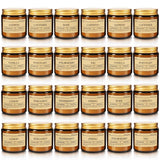 Howemon pack 24 frontal mostrando vasos ámbar y variedad de fragancias