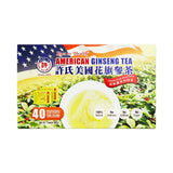 Hsu's caja frontal mostrando ginseng de Wisconsin y frescura preservada