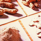 Hsu's rodajas dispuestas en plato para regalo, presentación cuidada