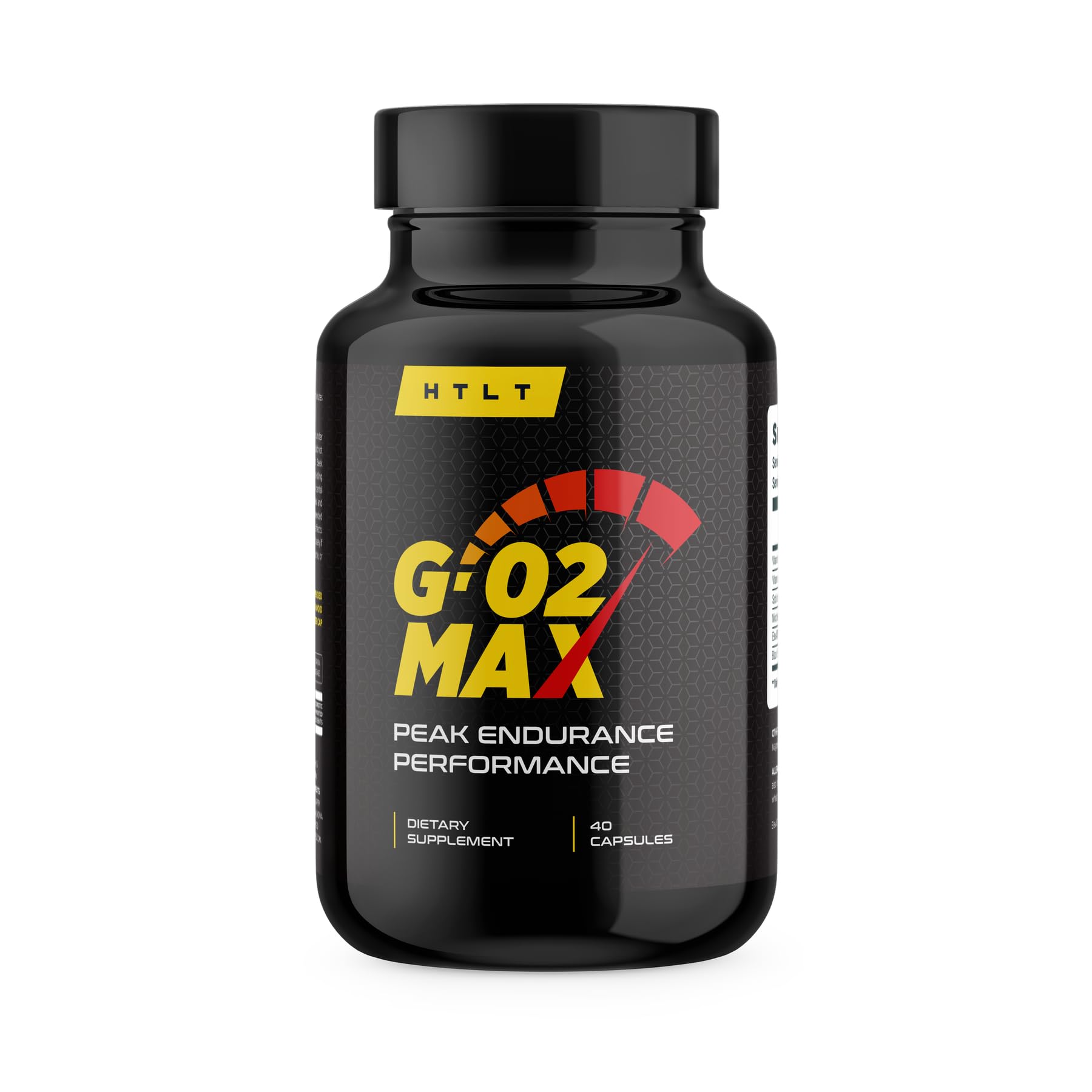 HTLT GO2 Max vista frontal del envase con etiquetado claro y beneficio energético