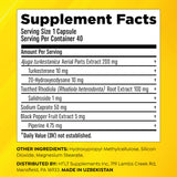HTLT Supps atleta tomando cápsula antes de entrenar para rendimiento y rutina