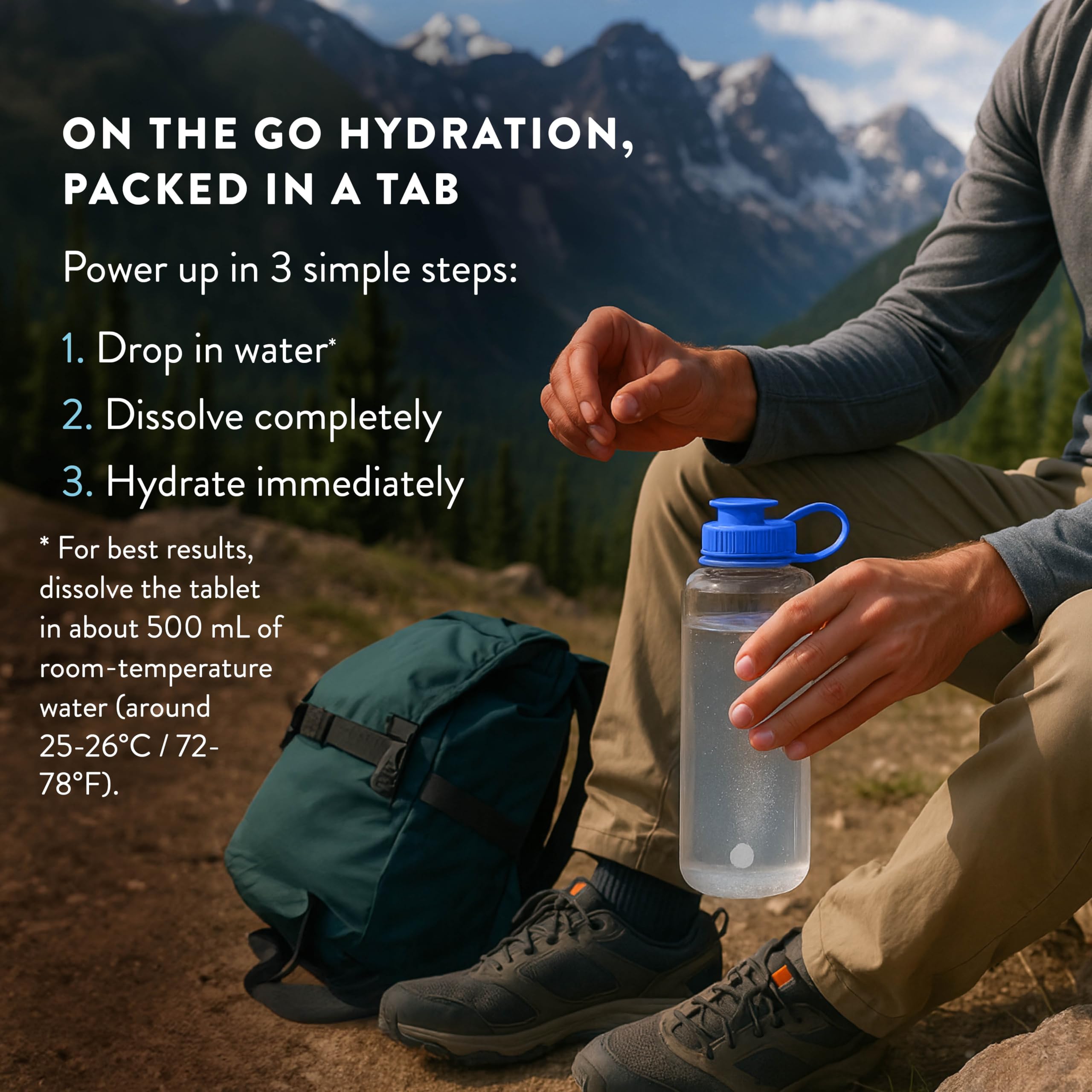 HTWO vaso con agua hidrogenada listo para beber y revitalizar
