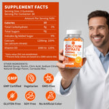 Hudetex gomitas distribuidas con naranjas, resalta sabor natural sin azúcar